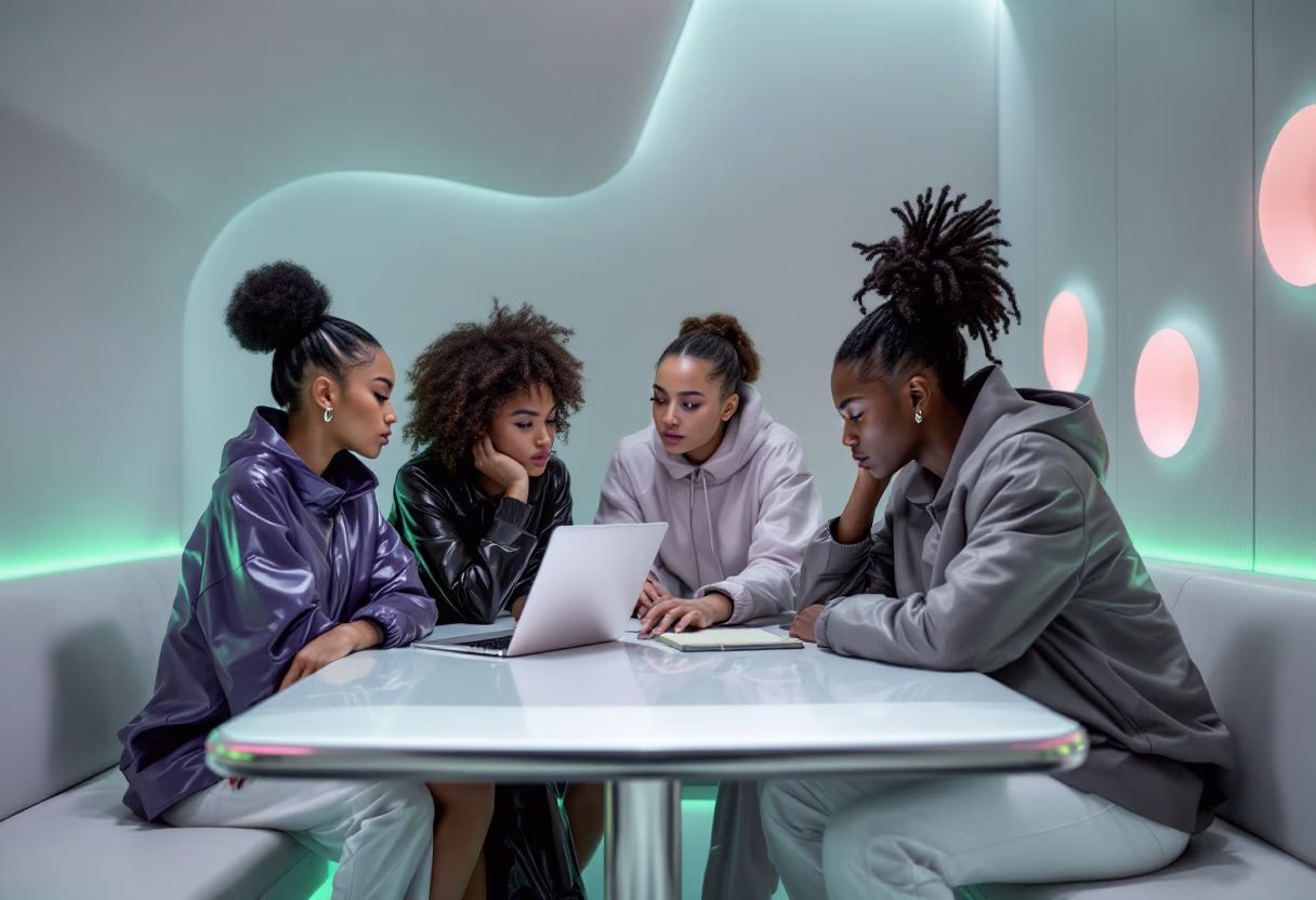 image of students in a collaborative study session